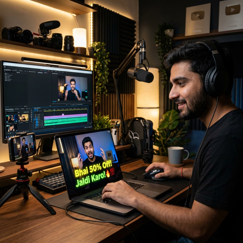 Hinglish Caption Generator Free: The Ultimate Guide for Indian Creators (2026)